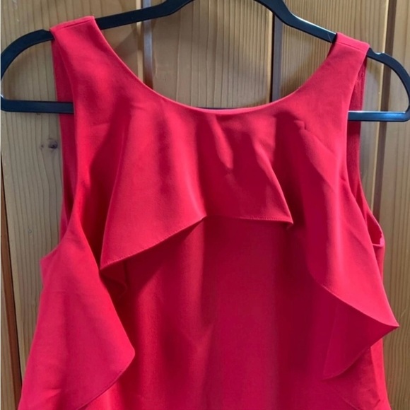 Trina Turk Scarlet Midi Dress with Ruffle Detail - Picture 7 of 13